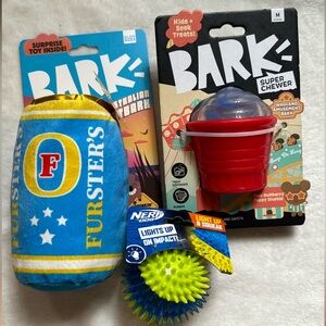 Bark and Nerf Dog Toys